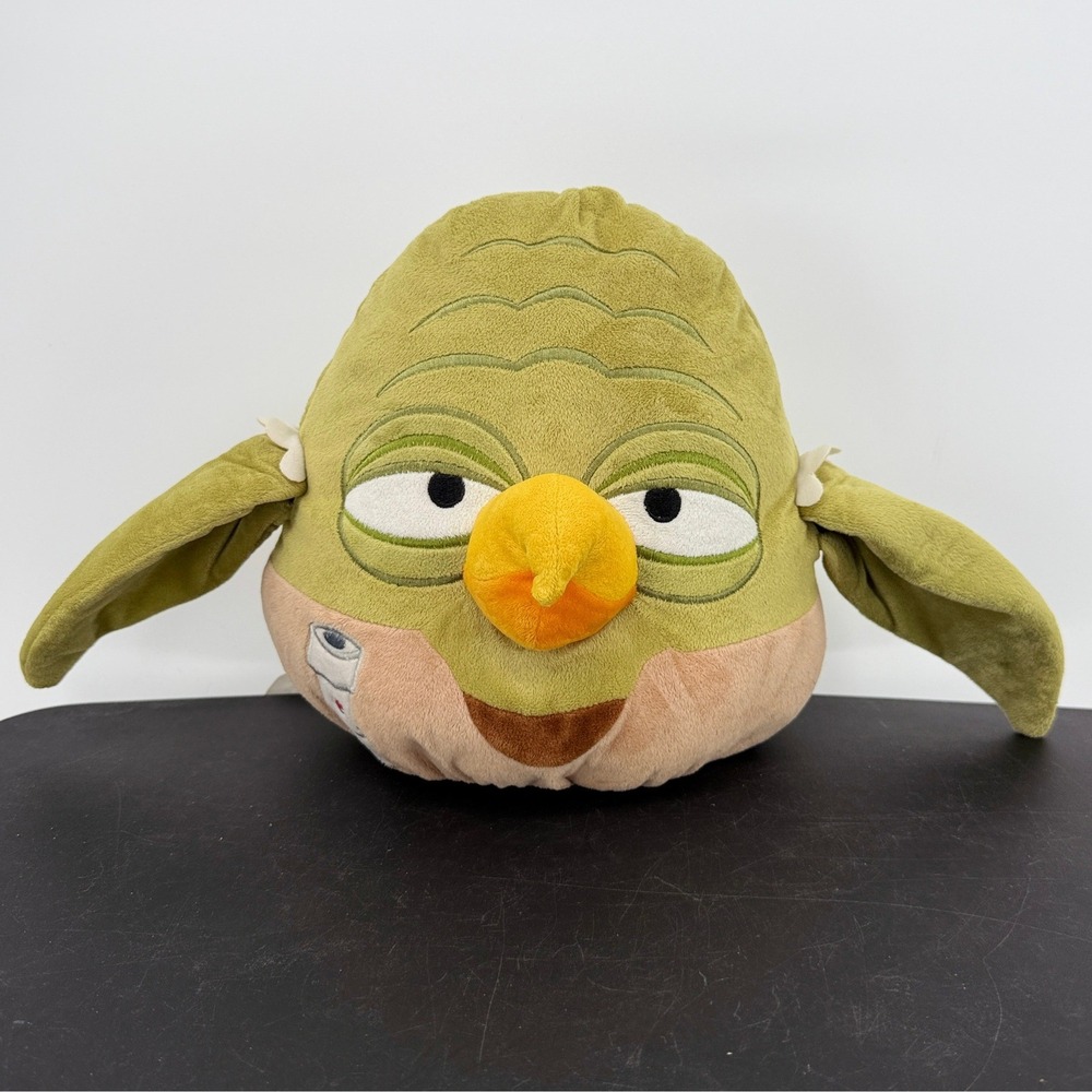 Angry Birds Star Wars Yoda Plush Pillow 12 inch Green‎ Jedi Master Rovio 2012